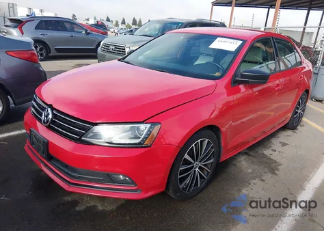 2016 Volkswagen Jetta 1.8T Sport z USA, uszkodzony, nr VIN 3VWD17AJ4GM236346